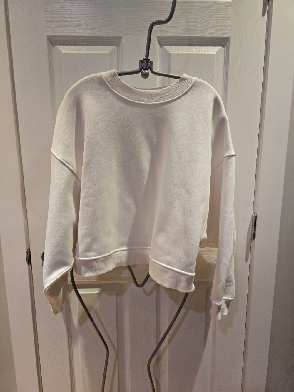 Lululemon Ivory Boxy Oversized Crewneck Sweatshirt L
